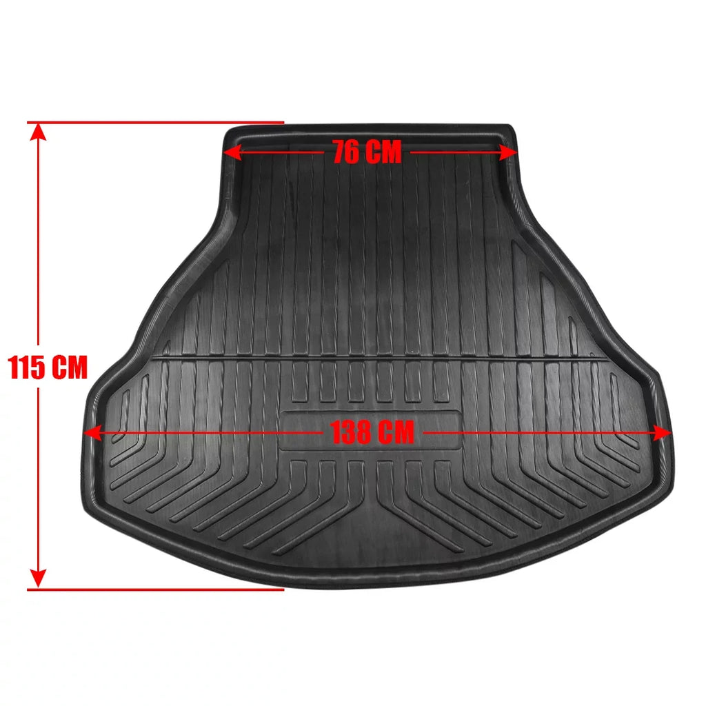 Cargo Unique Tray Honda Boot Rear Mat Floor Shield Liner for 8 Accord Bargains Black Trunk 08-12
