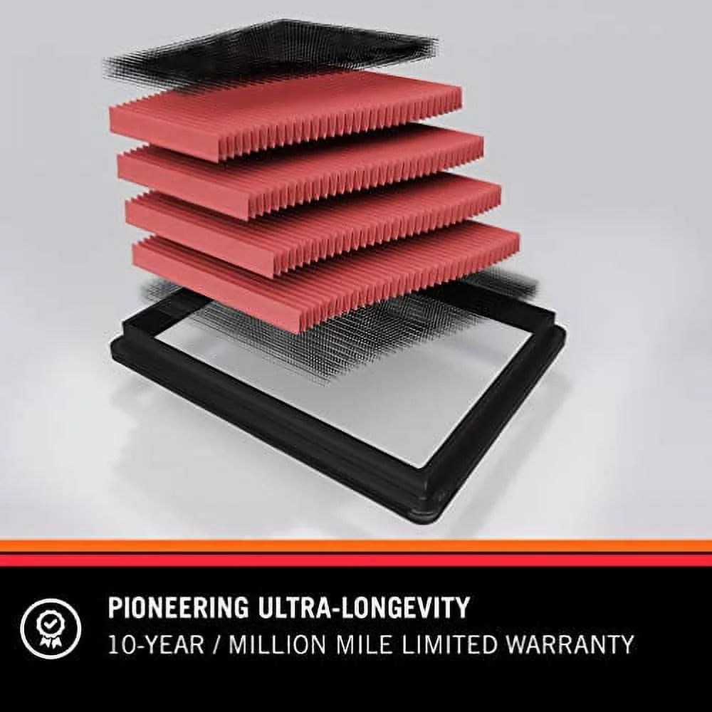 2013-2019 Modeo Filter: 33-5001 Hybrid), Filter: Washable, Premium, Engine (Fusion, K&N MKZ /Lincoln Performance, V, C-Max, Replacement High Air