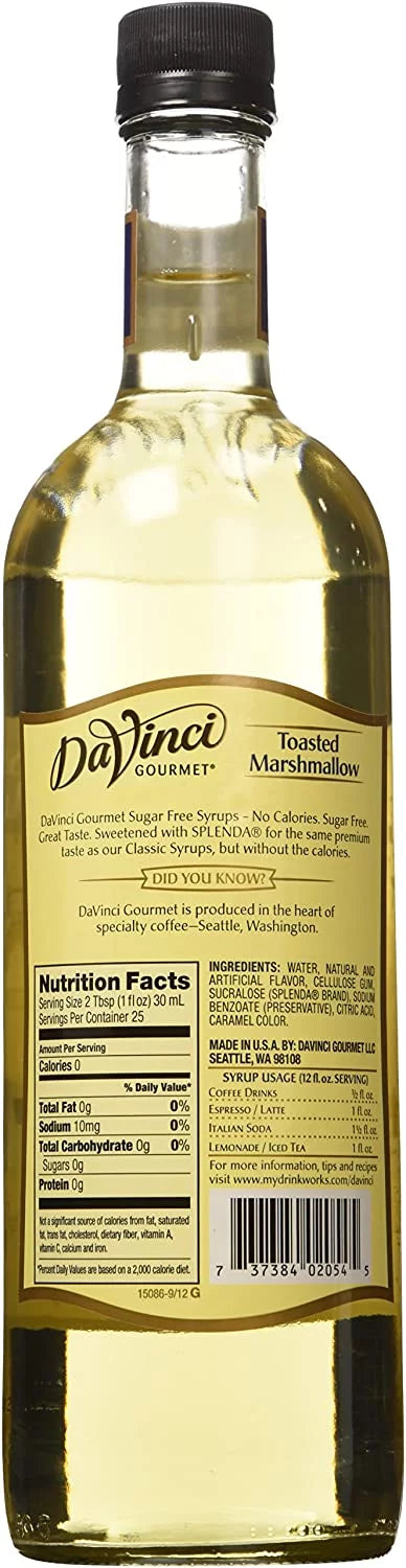 Toasted Syrup Marshmallow Vinci Da 750mL