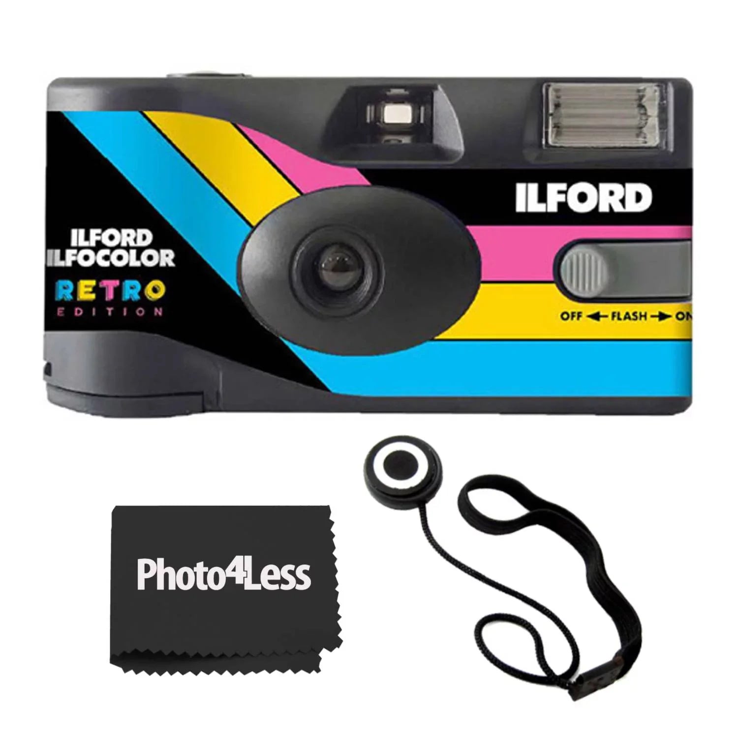 Ilfocolor Retro Cap Ilford Lens Use Holder Rapid Camera + Single
