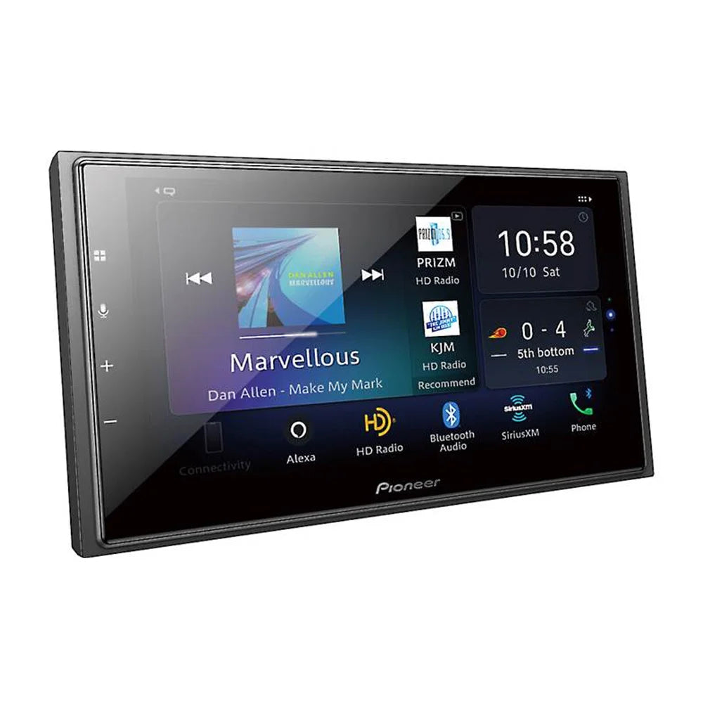 DMH-W4660NEX Media New 6.8" Pioneer Receiver & Cam Backup Bullet Mechless Digital