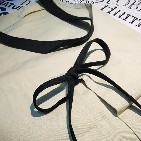 Adjustable hotel Linen luxury Kitchen Apron Pinafore Burj Bib al-Arab Cotton Dubai Pocket