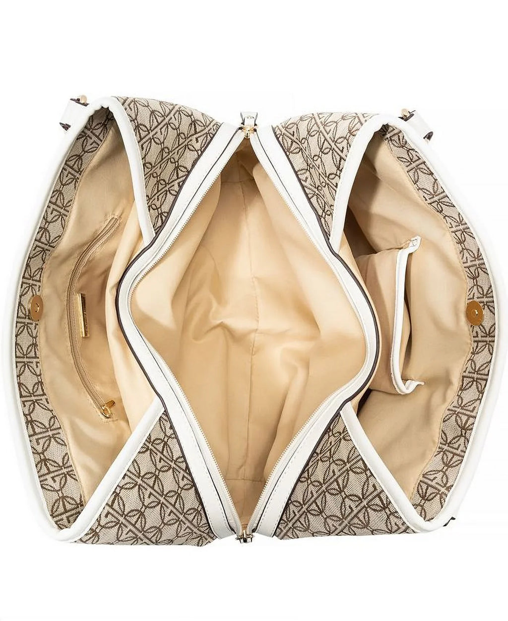 Giani Signature White Logo Poster Bag Bernini Shoulder Jacquard 4