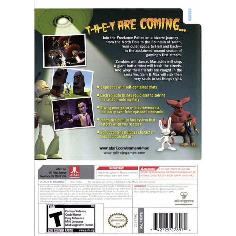Max Nintendo Wii, & Space, 2: 742725278974 Sam Beyond Time and Atari,