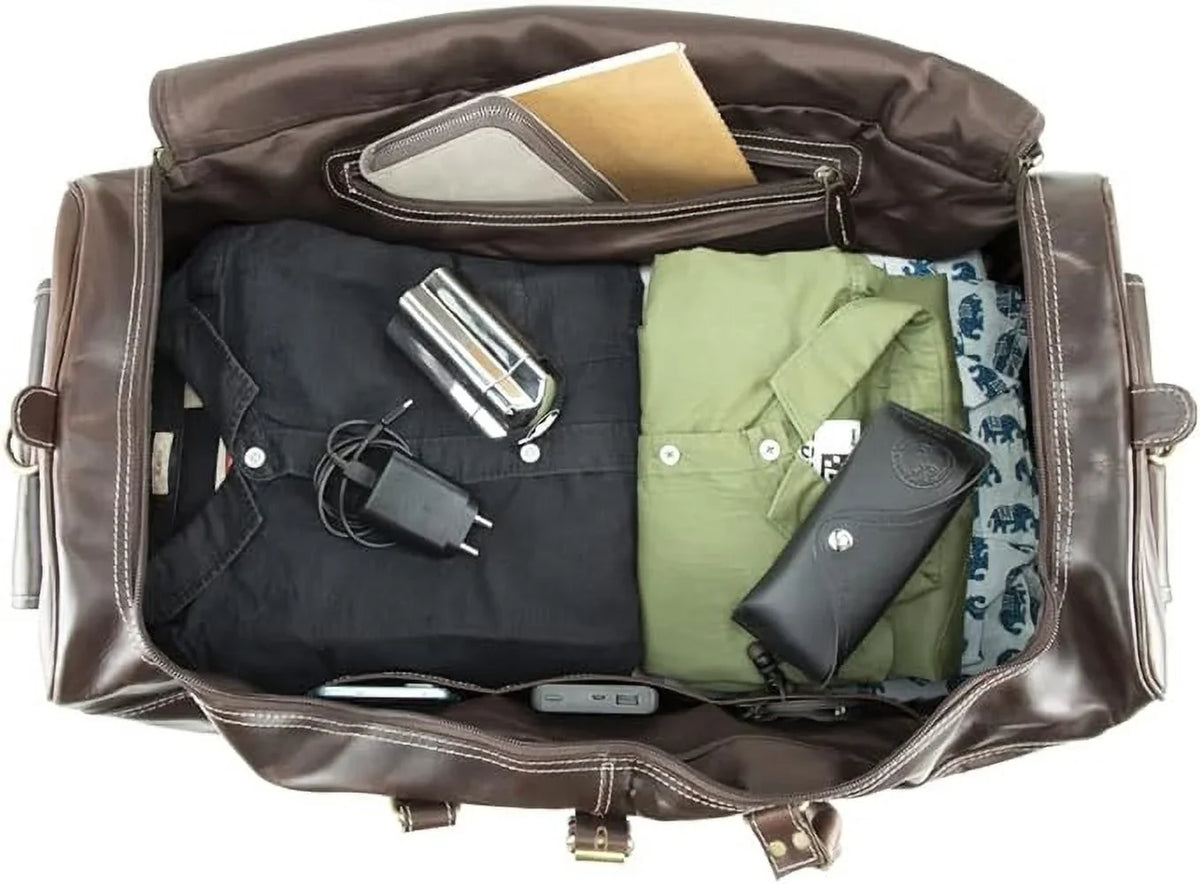 Overnight Bag Bag Travel Buffalo Sports Vintage inches Gym Men Classic design Holdall Weekender Bag Leather Duffle Hulsh for 24 Top Bag Grain Leather