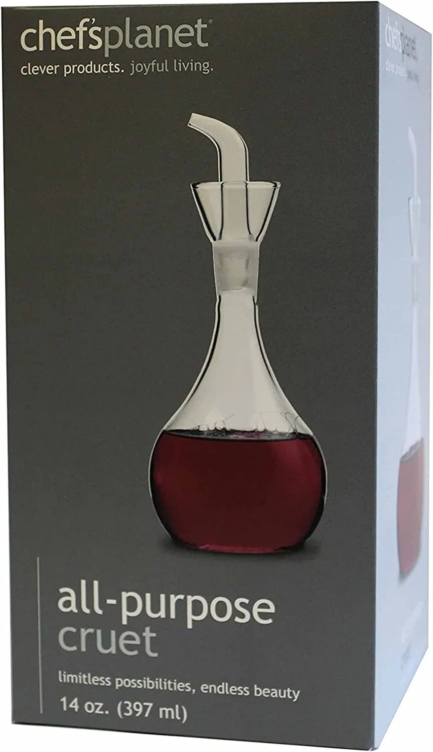 All-Purpose Ounce 16 Cruet, Chef's Glass Planet