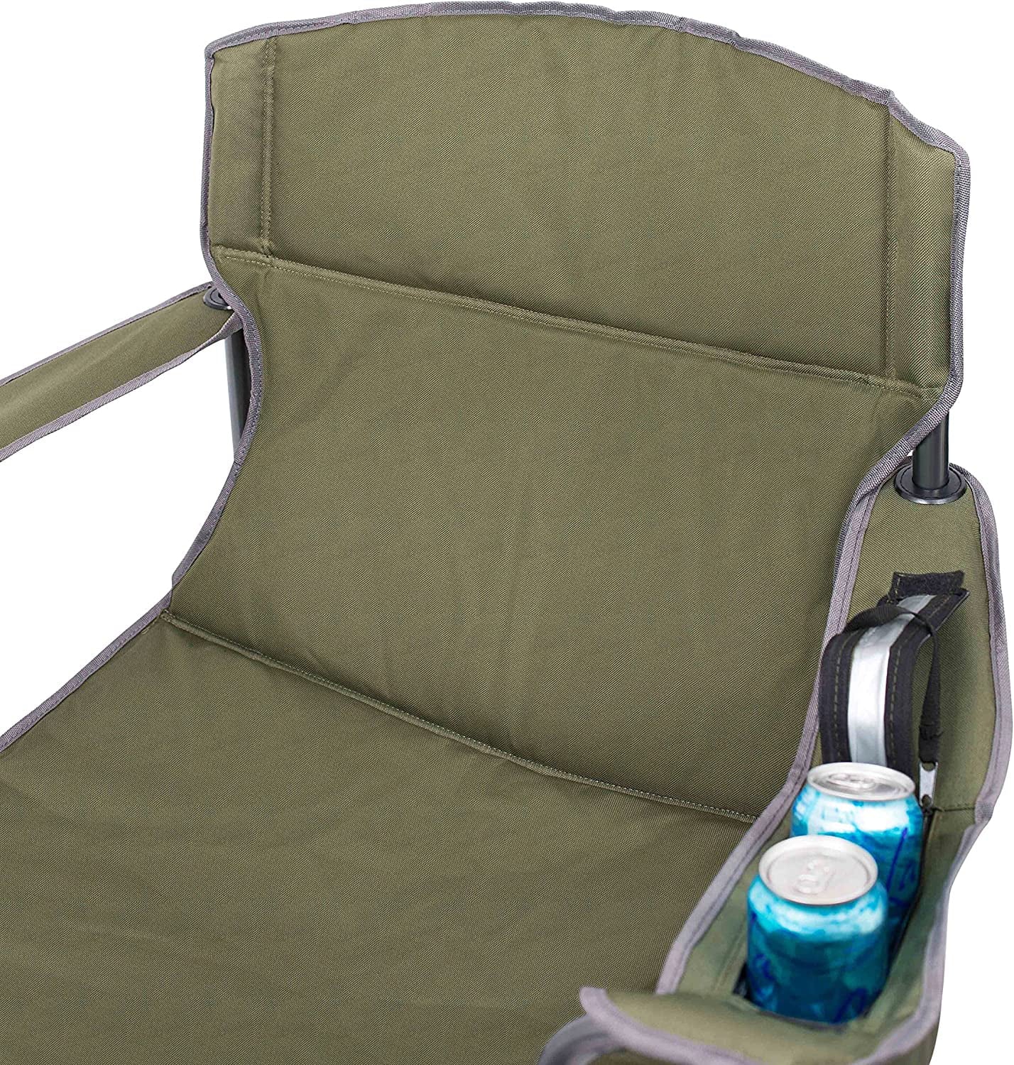 '- - Best Quad - Camping Green Bag Outdoor - Duty Padded Cup Insulated Heavy - - Sports Chair Holder Beach Extra Folding Internet's - Carrying - Case - Wide Cooler -