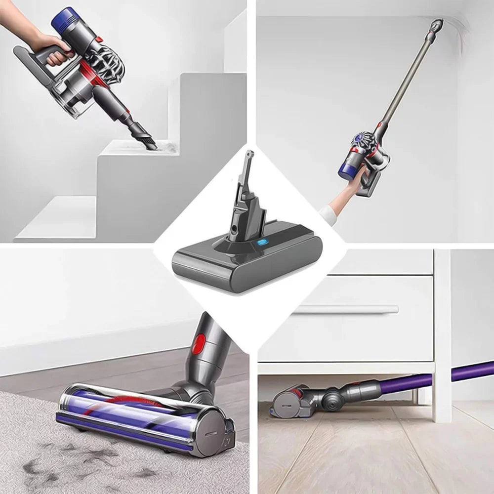 V8 Battery Dyson Absolute Vacuum Cordless SV10 for axGear Replacement Cleaner