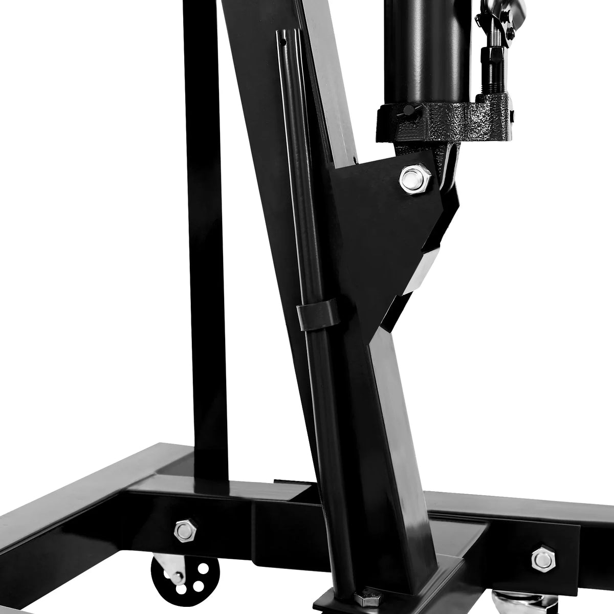 Engine Engine Shop Legs, Telescopic 2-ton, Hoist, Capacity Folding And Crane, Picker Heavy Cherry Boom With Manual Engine Lifting Crane Crane Folding Steel 4400lbs, Hydraulic Duty Shop Crane
