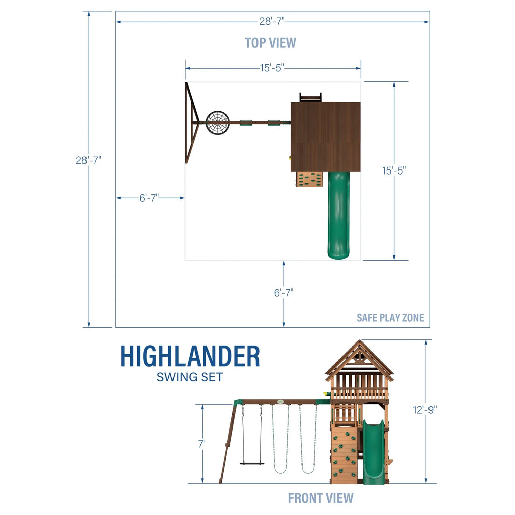 Discovery Set Backyard Highlander Swing