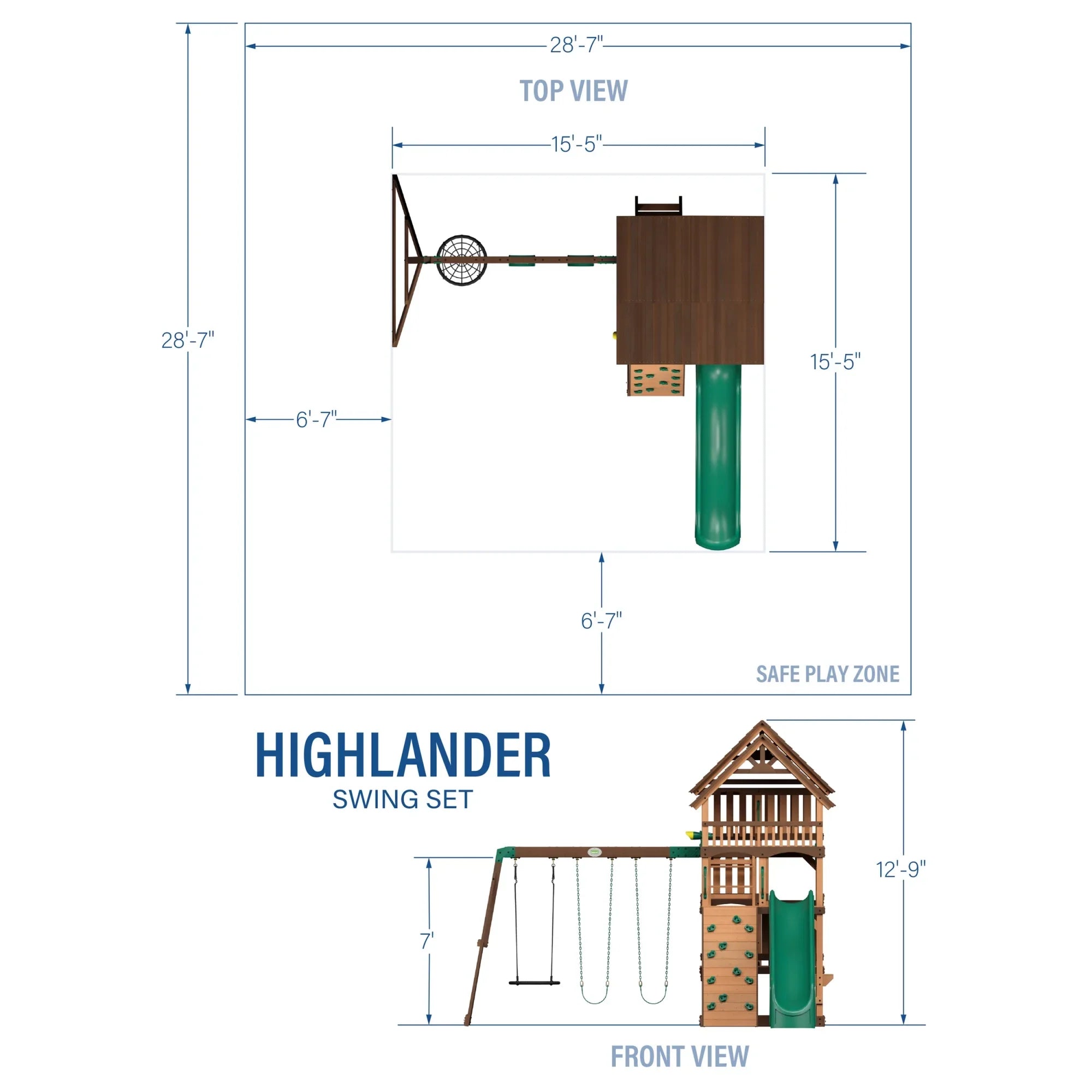 Discovery Set Backyard Highlander Swing