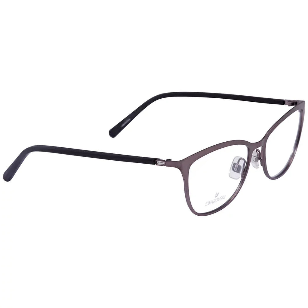 Ladies Swarovski Frames Rectangular SK5232 Tone Eyeglass 50 Silver 13