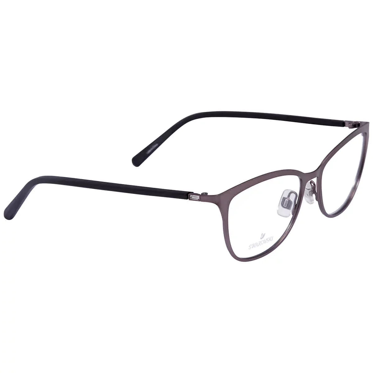 Ladies Swarovski Frames Rectangular SK5232 Tone Eyeglass 50 Silver 13
