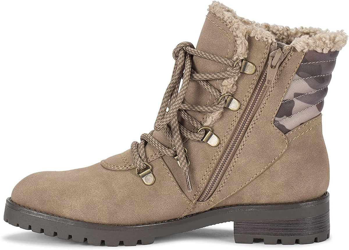 6 Mushroom Boots BareTraps Womens Camo Dennison