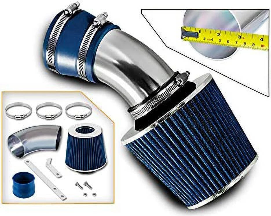 Short Kit + Intake 3-Series Fits Combo â€¦ For Air Filter E46 Racing Ram Rtunes 98-05