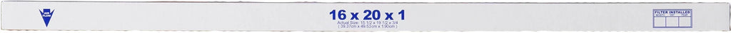 16x20x1 MERV 6 8 Air (15_1/2x19_1/2) Filters Pleated Pack