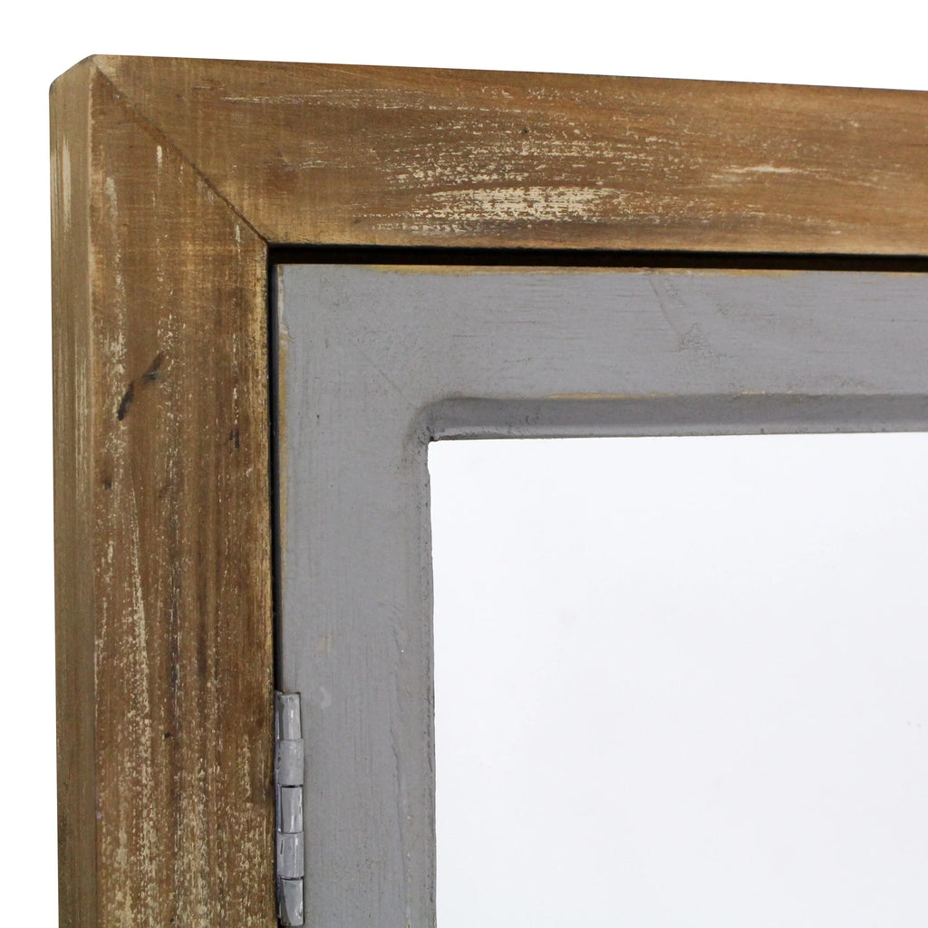 Brown Pane Wall Somerset Window Aspire Mirror,