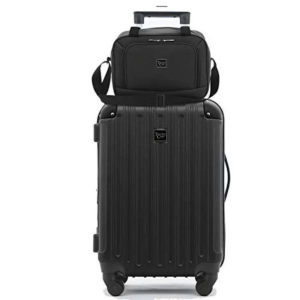 Travel Hardside Luggage 4-Piece Set, Club Midtown Travelers Black