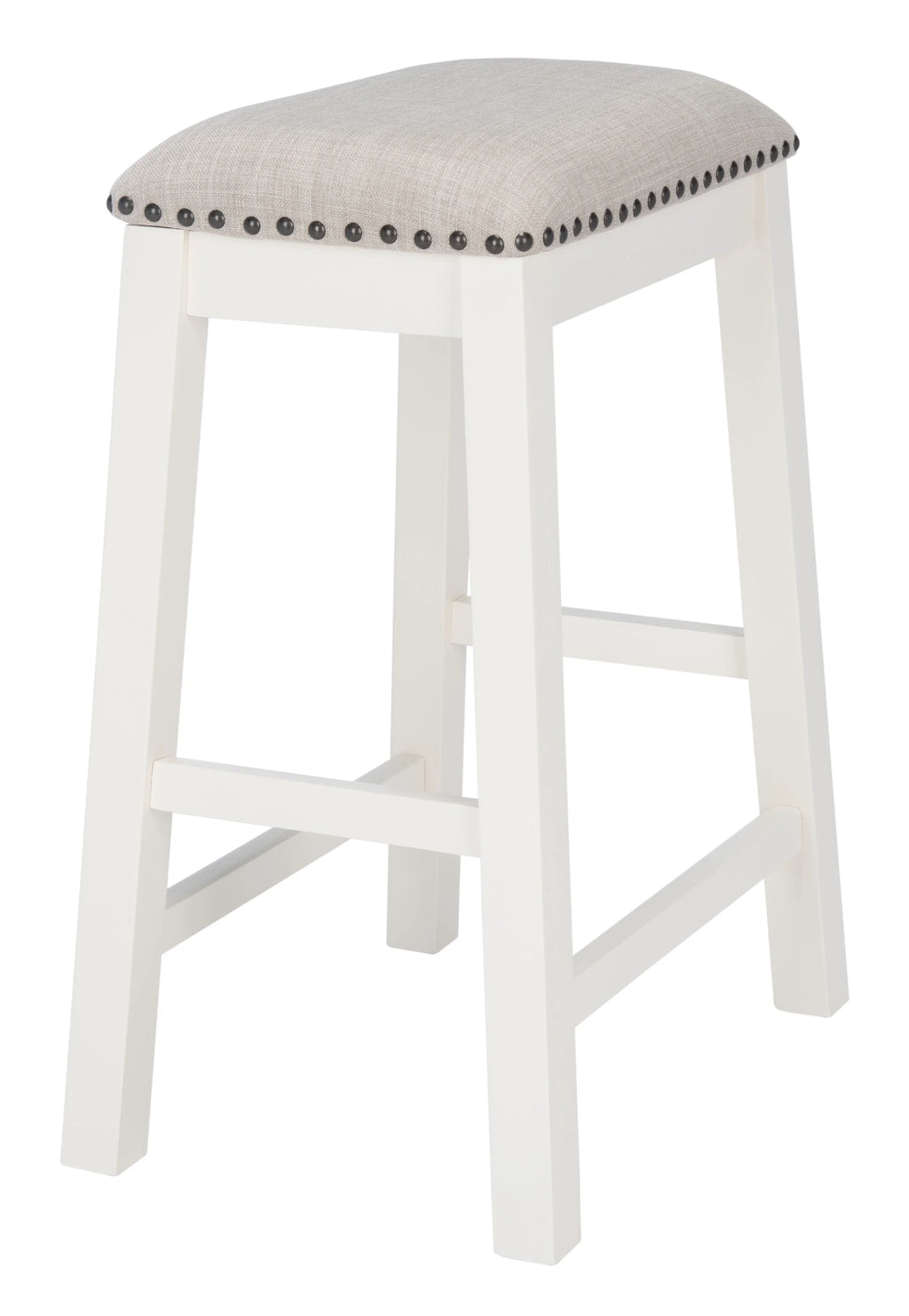 in. 25 x W Aero in. White, in. 2 13 of H) (18.8 x D Mid-Century Stool, Set Counter