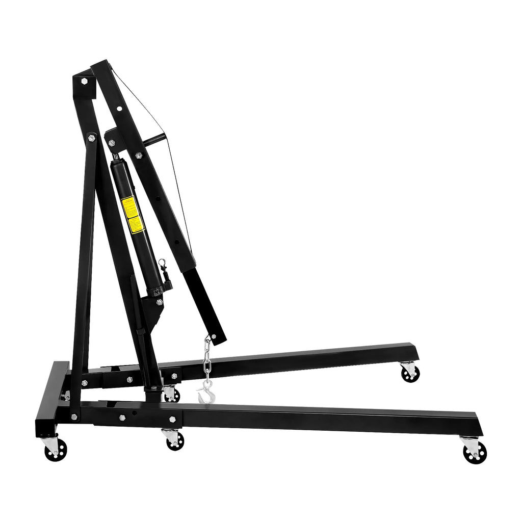 Engine Engine Shop Legs, Telescopic 2-ton, Hoist, Capacity Folding And Crane, Picker Heavy Cherry Boom With Manual Engine Lifting Crane Crane Folding Steel 4400lbs, Hydraulic Duty Shop Crane