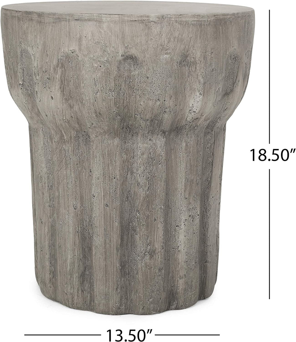 Finish Contemporary Indoor Lightweight Accent Matthew Concrete