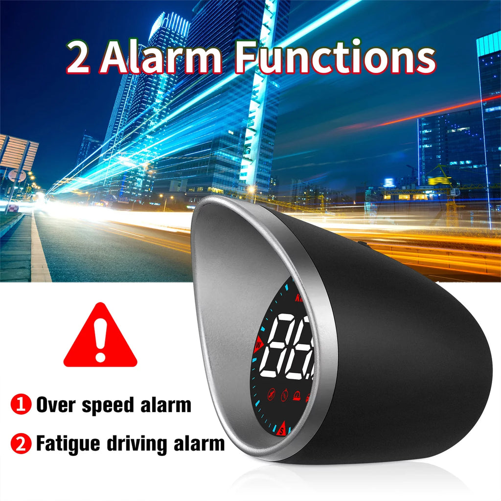 Car Car Fatigue Overspeed Speedometer Compass Driving Angle, Mileage, Head-up Display Display Htovila Driving Digital and