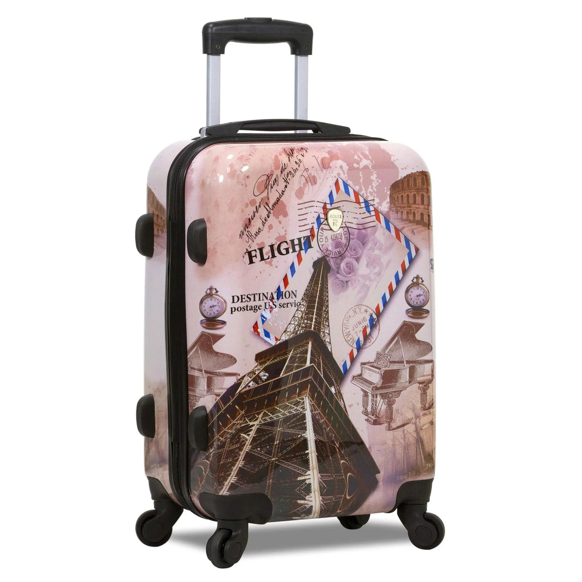 Spinner Paris Collection Traveler Set 3-Piece Luggage World Hardside