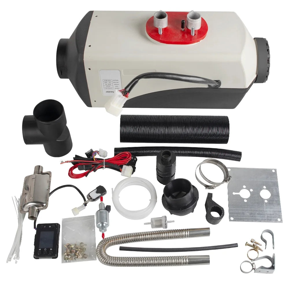 diesel Bus Heater Car Air 12V, Vessel 10L Trailer for Motor-home Heater Truck Diesel 8KW Tank Fuel Air