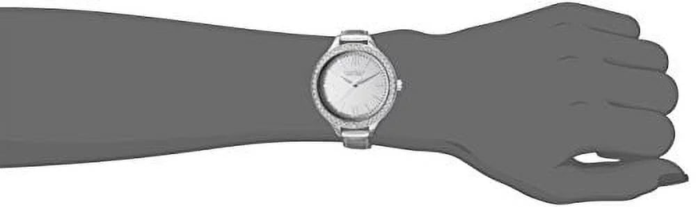 Caravelle Silver-Tone Watch Analog-Display New 43L167 Japanese-Quartz Women's York