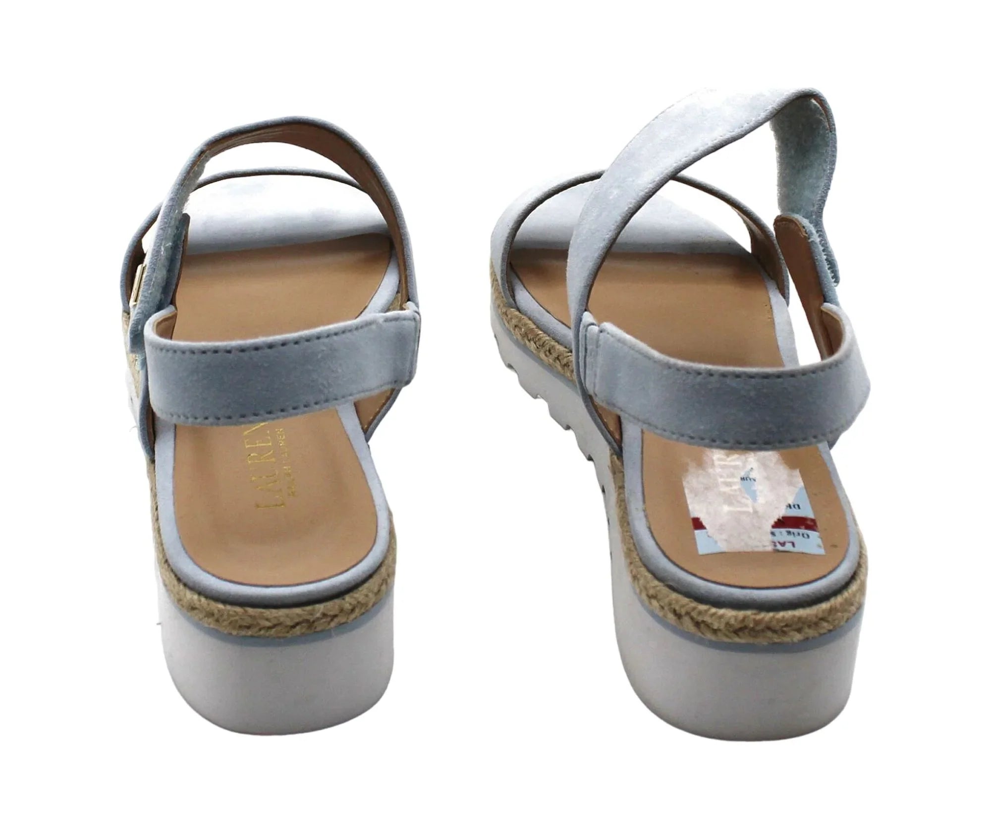 ) Sandals Lauren Lauren Ralph 8.5 Jewelle Wedge (Size