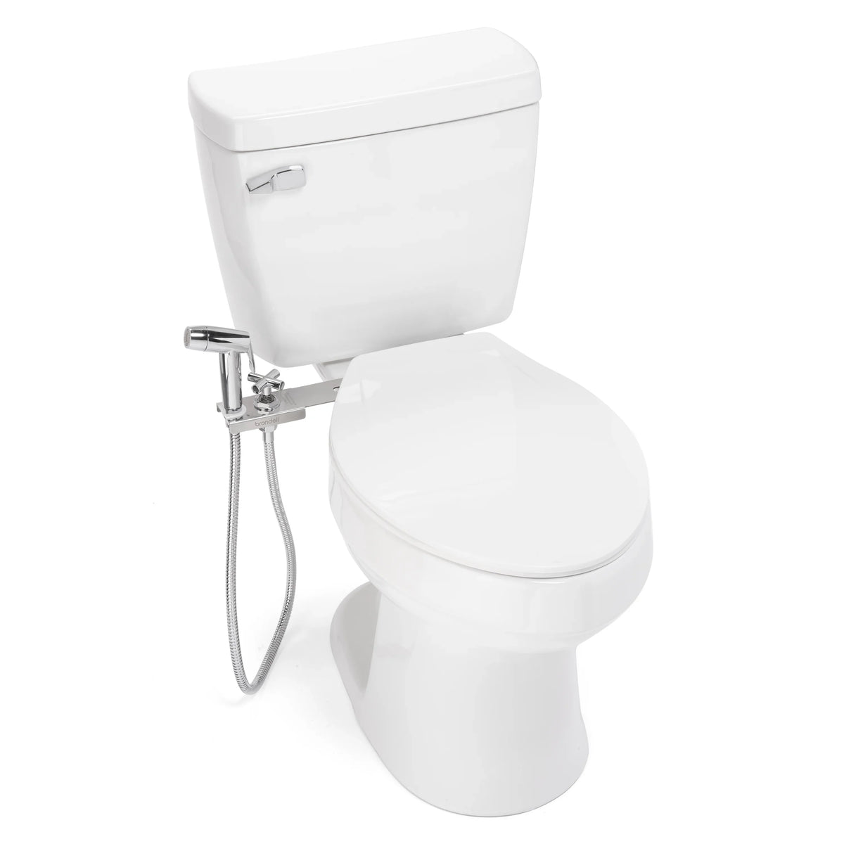 Holster Shut Brondell and off in Hand-Held Bidet Silver CleanSpa Integrated Easy Sprayer with