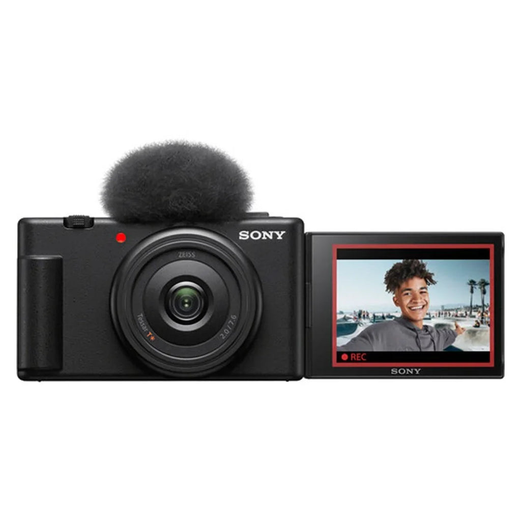 Memory -1F (Black) Tripod 64GB Vlogging Camera SanDisk ZeeTech Sony + Accessory + with Card Bundle