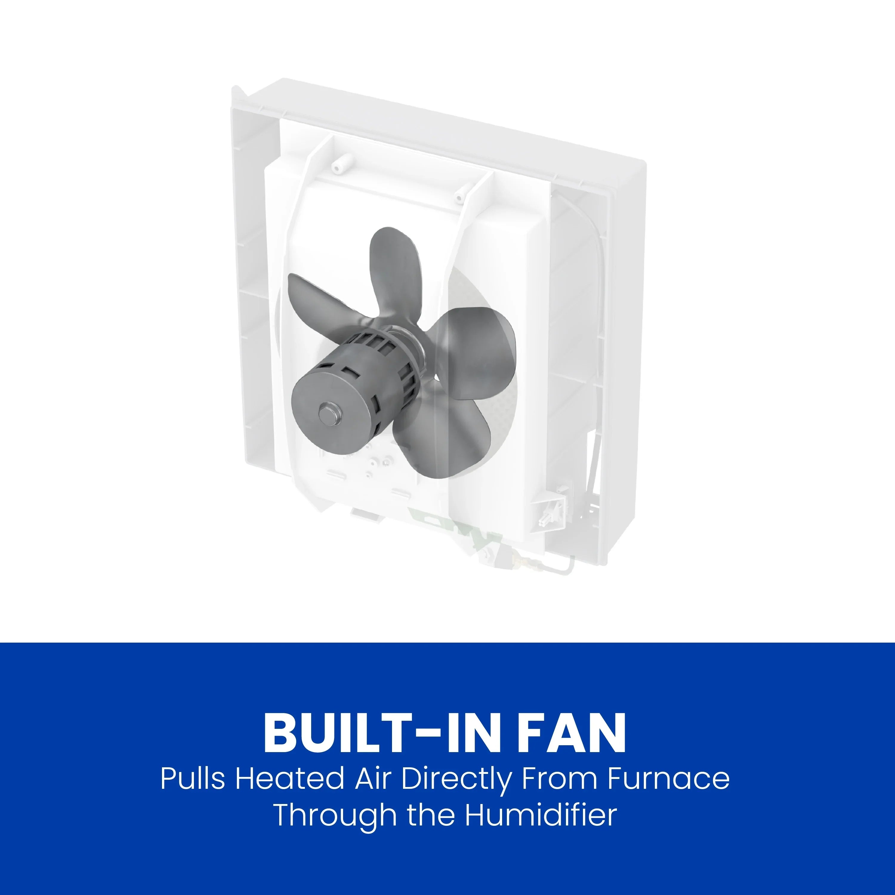 up Capacity Fan-Powered Humidifier 4,200 to for Humidifier Ft. Furnace Homes - Sq. Automatic 700 AprilAire Large - Whole-House