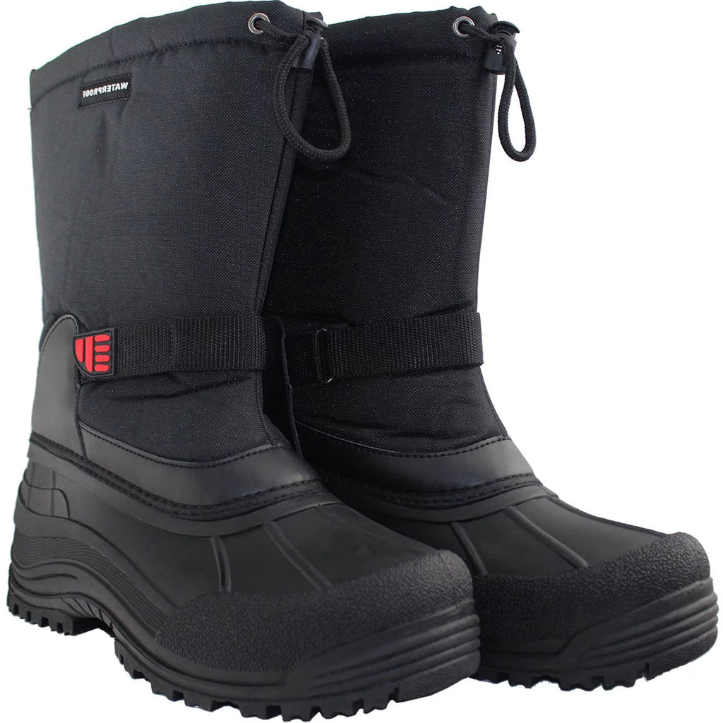 Snow Male Shoe Winter Tanleewa Adult Men's Anti-Slip Moistureproof Boots Insulated Boots Size 11.5