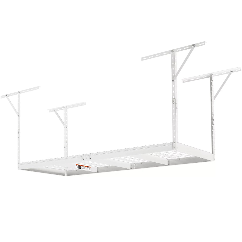 VEVOR Ceiling Rack 36x96in Rack Adjustable White Garage 600lbs Storage Overhead