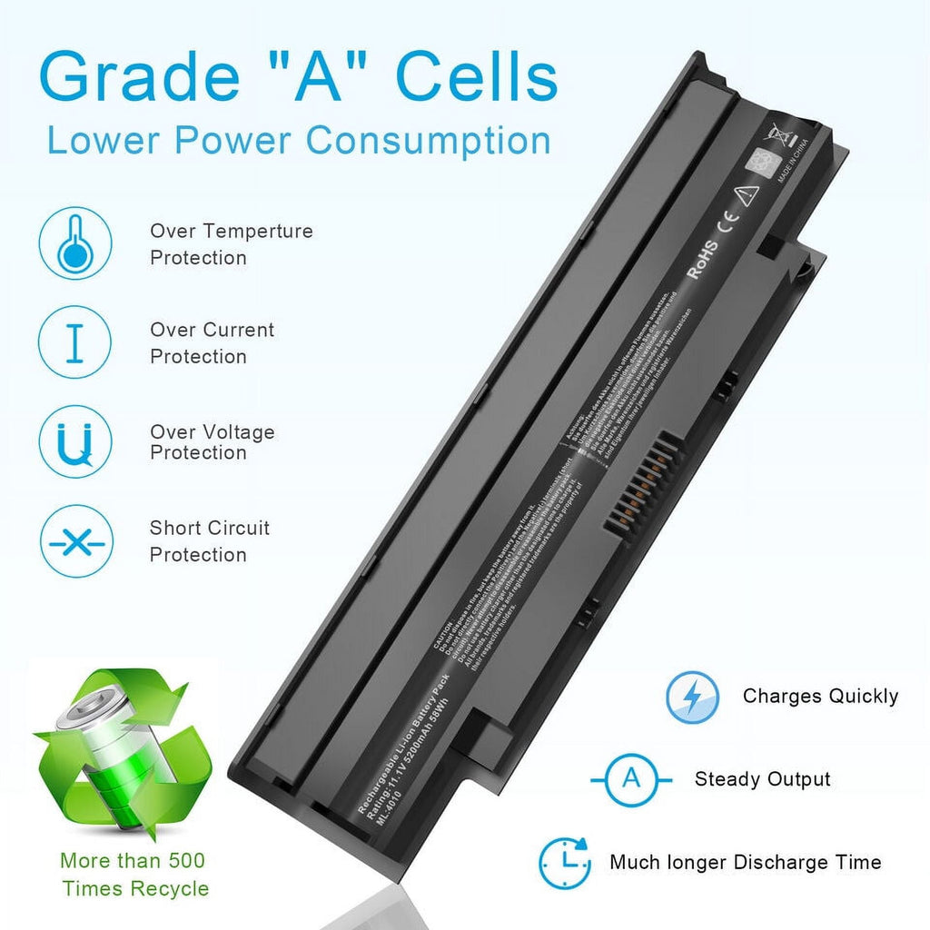 N5050 Inspiron N7010 N5010D Battery N5010 N4010D J1KND N5030 N4010 For