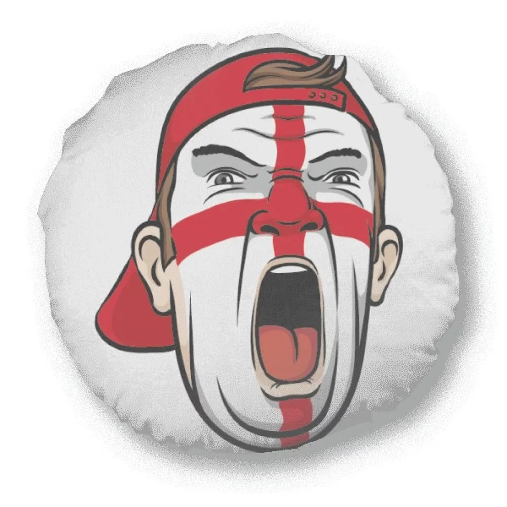 Screang England Decoration Flag Round Facial Makeup Cap Pillow Head Throw Home Cushion