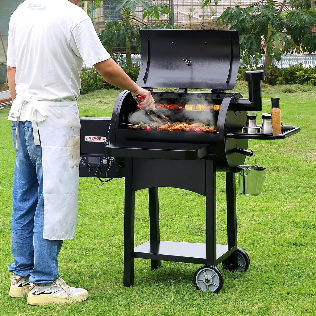 Portable Grill 53" Cooking with VEVOR exterior Cart Grill BBQ Duty Charcoal Heavy