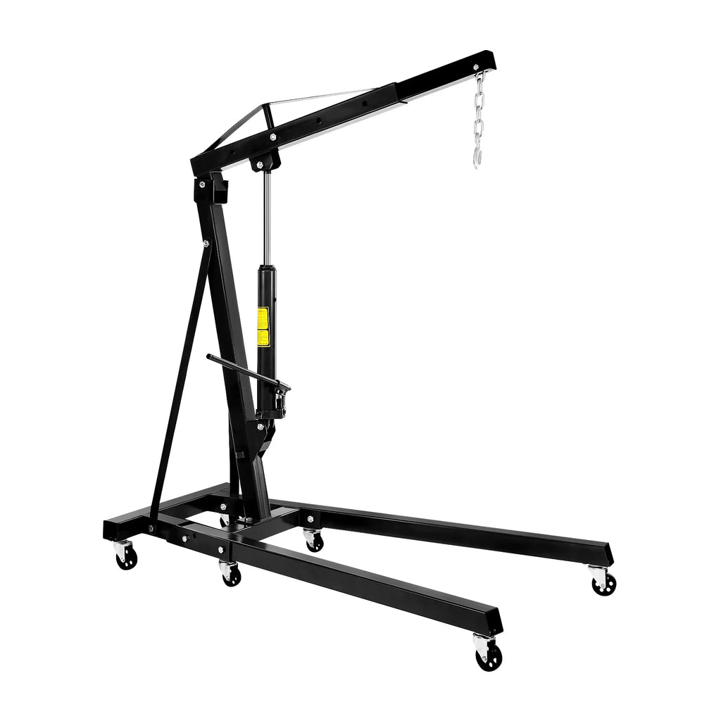 Engine Engine Shop Legs, Telescopic 2-ton, Hoist, Capacity Folding And Crane, Picker Heavy Cherry Boom With Manual Engine Lifting Crane Crane Folding Steel 4400lbs, Hydraulic Duty Shop Crane