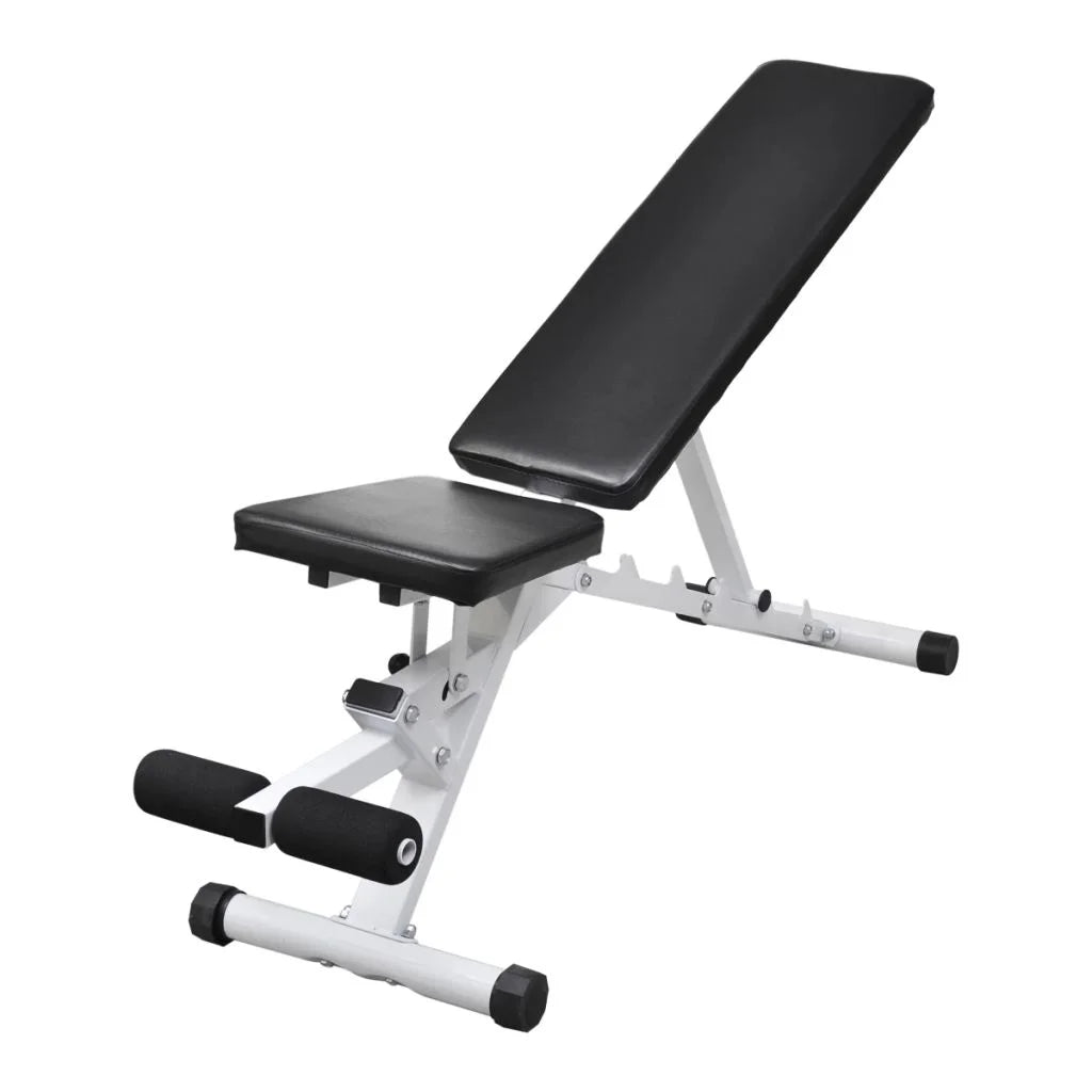 moobody 52 Bench Exercise Backrest for Gym, 19 Cushion Weight 16 Fitness Lifting Inches x Bench Body Adjustable Utility Training Full Padded Home Equipment Workout x Strength