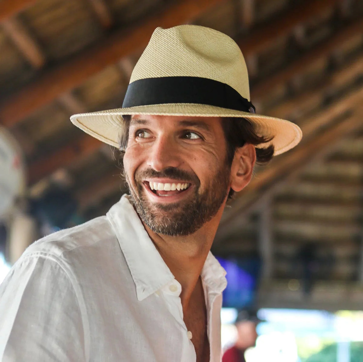 Breathable, Premium Brim Straw 5/8" Hat & Safari Handwoven, (X-Large) Panama 2 Lightweight Jack -