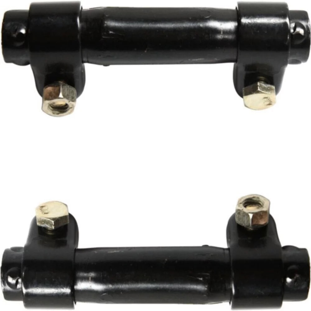 Pair of Adjusting Passenger Set Side Sleeves Rod Driver Inner Front New Tie 2 &