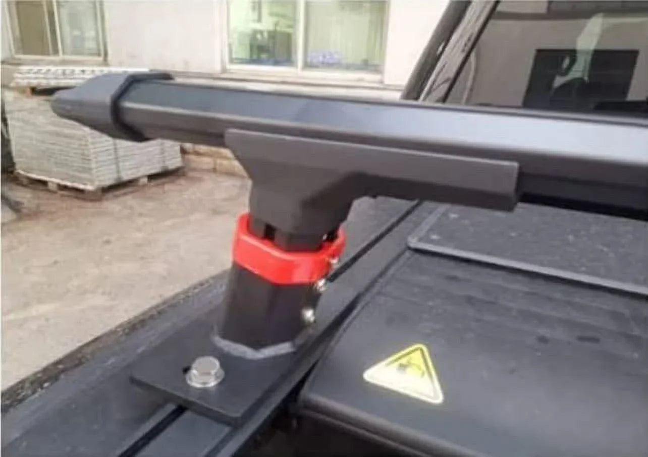Shield Rack with T-Slot Extendable for Tonneau Pick-Up Rack Truck Bed Rail Universal Aluminum