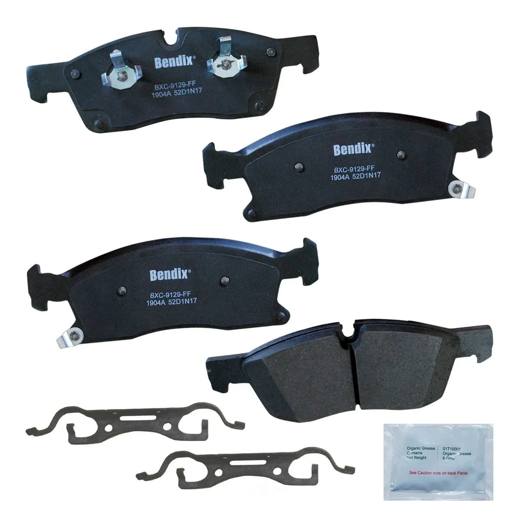 2017-2018 , Premium Pads CFC1904A 2020 Brake Free Bendix Fits Copper select: