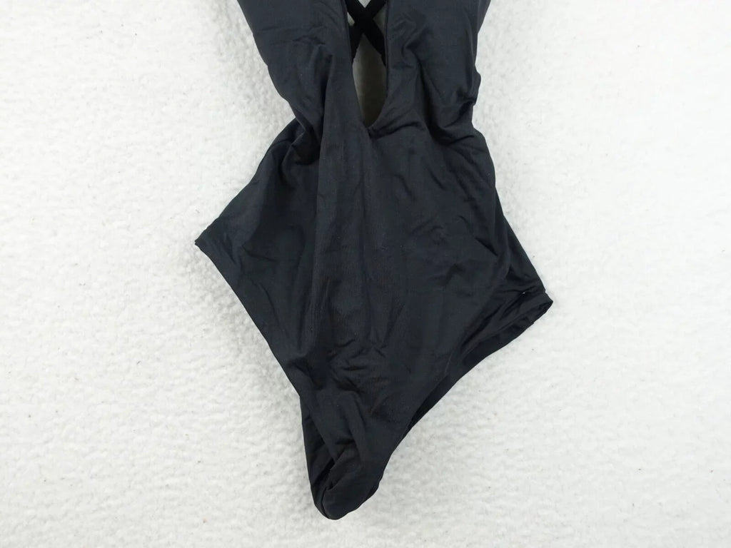 One-Piece Virtue BECCA Code Swimsuit Color XS Rebecca Plunge Black Skylar - -