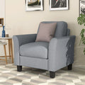 Living Room and Furniture Sofa (Gray) Anself chair 3-seat