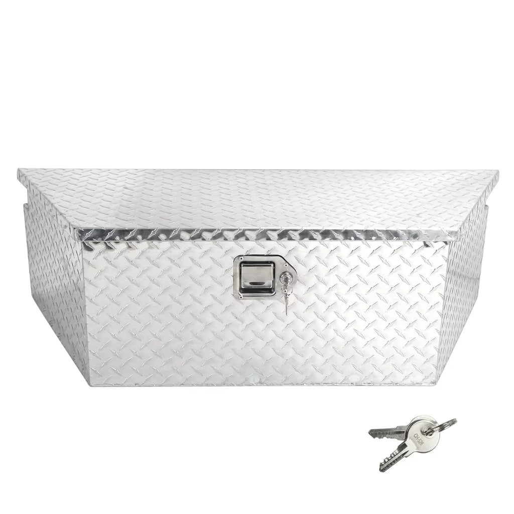 Storage on x 12 x Trailer, and for Keys Box 16.5 Your Plate with Tongue Duty Diamond Confote Inches Trailer Silver,39 Aluminum Lock Secure Heavy Tool