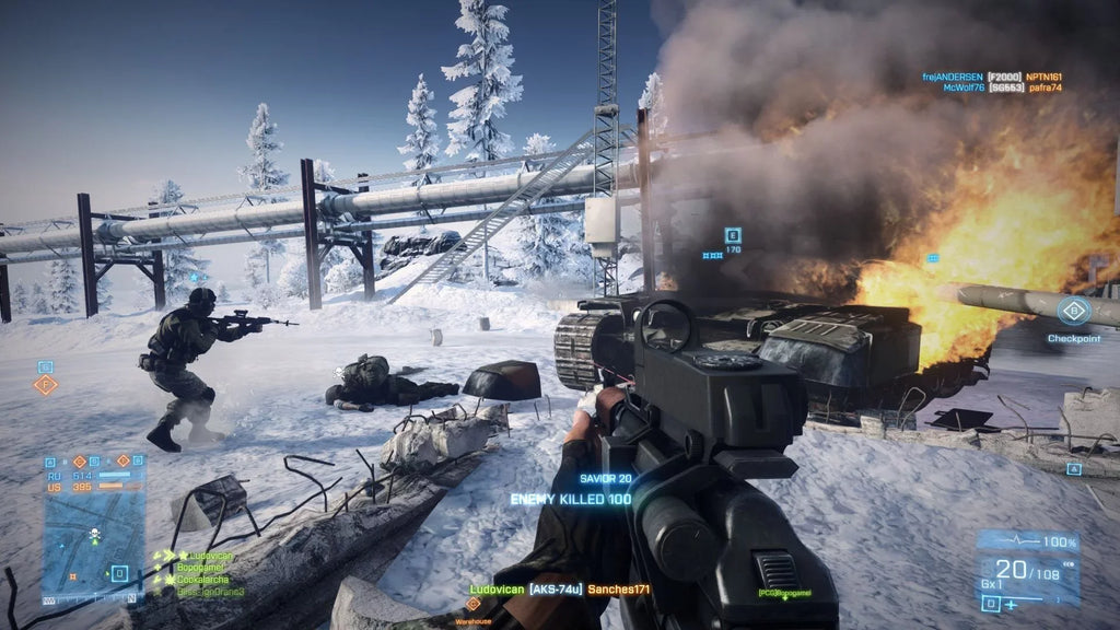 ) 4 (Factory Battlefield