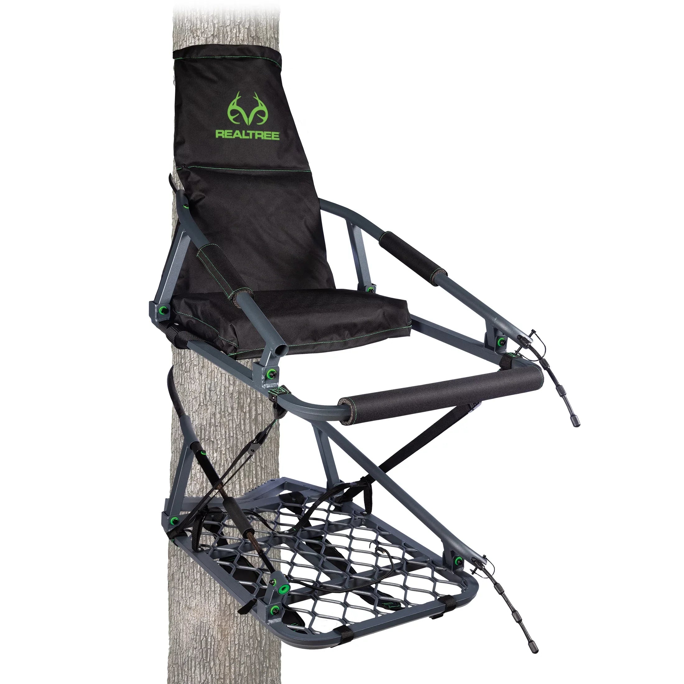 Hunting Aluminum Climbing Invader Treestand Deluxe Realtree