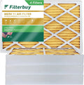 Pleated 11 Furnace 12x24x4 Air (4-Pack) Filterbuy Filters